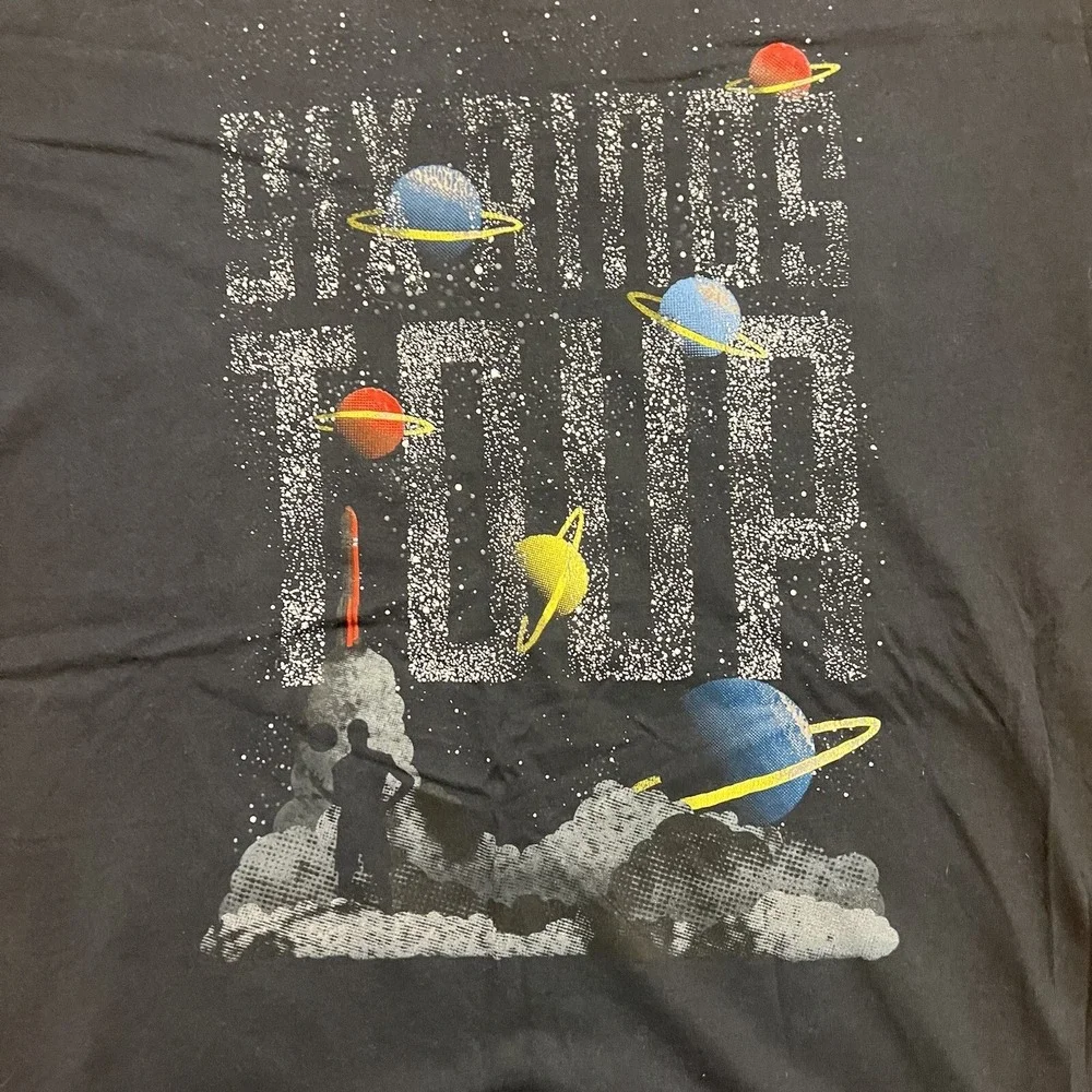 Jordan Brand Six Rings Tour T Shirt Size Large Cotton Used Black